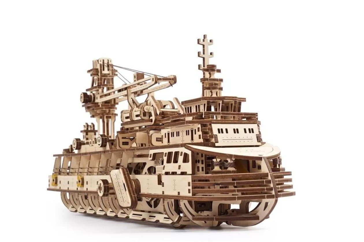 Ugears Research Vessel model kit supremarine 3