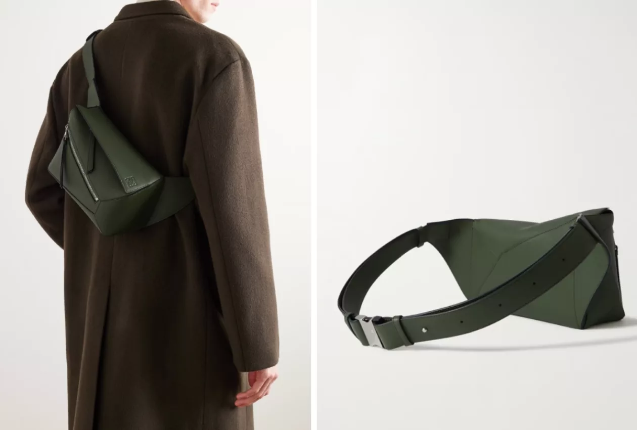 Loewe Puzzle Edge Small Leather Belt Bag