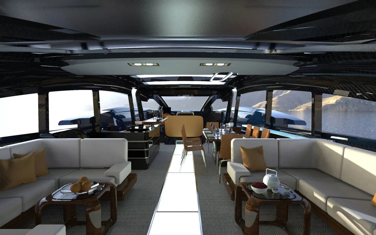 Bluephire 34 Yacht Redefining Mediterranean Luxury and Speed 7