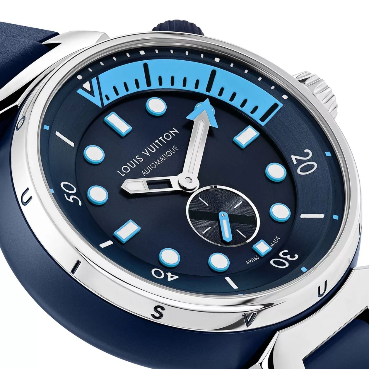 Louis Vuitton Tambour Street Diver Supremarine 2