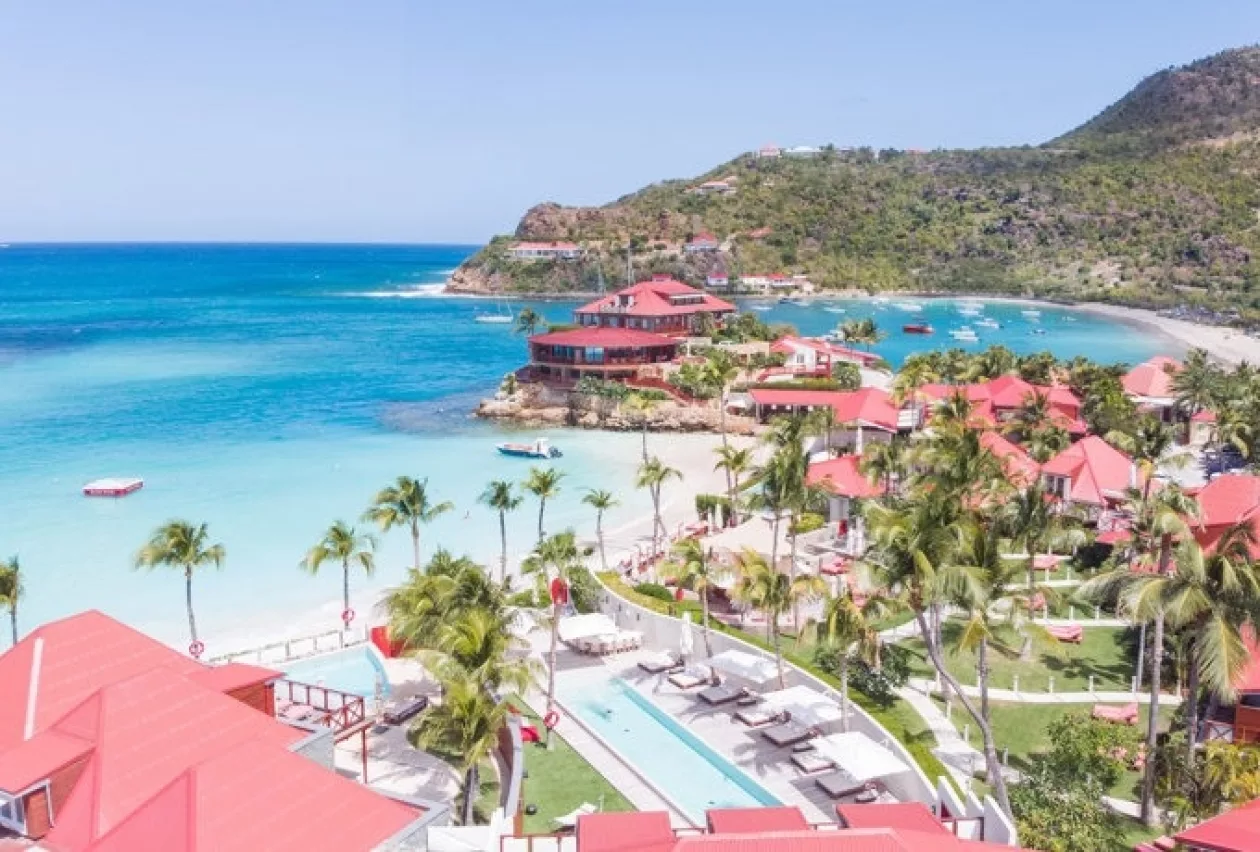 Eden rock st barths aerial view romainreglade