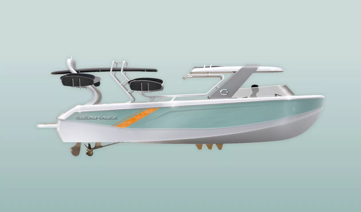 Gigawave wake surf boat supremarine 4