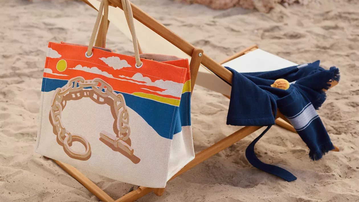 Hermes Escale a la Plage beach bag Coastal Connection