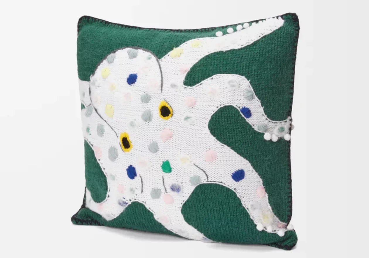LOEWE Octopus Cushion in Wool 02