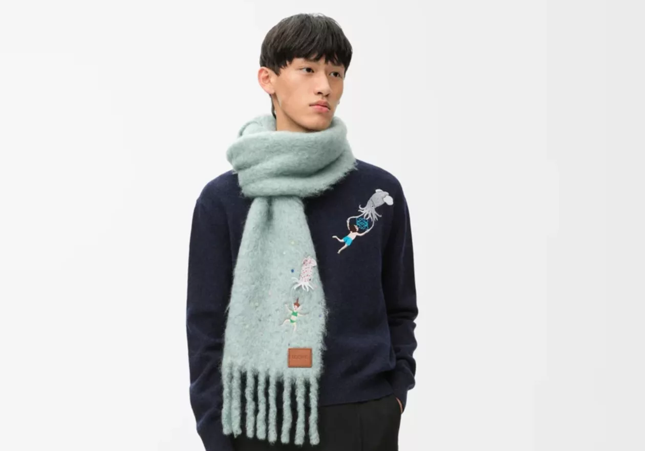 LOEWE Deep Sea Wool Sweater 02