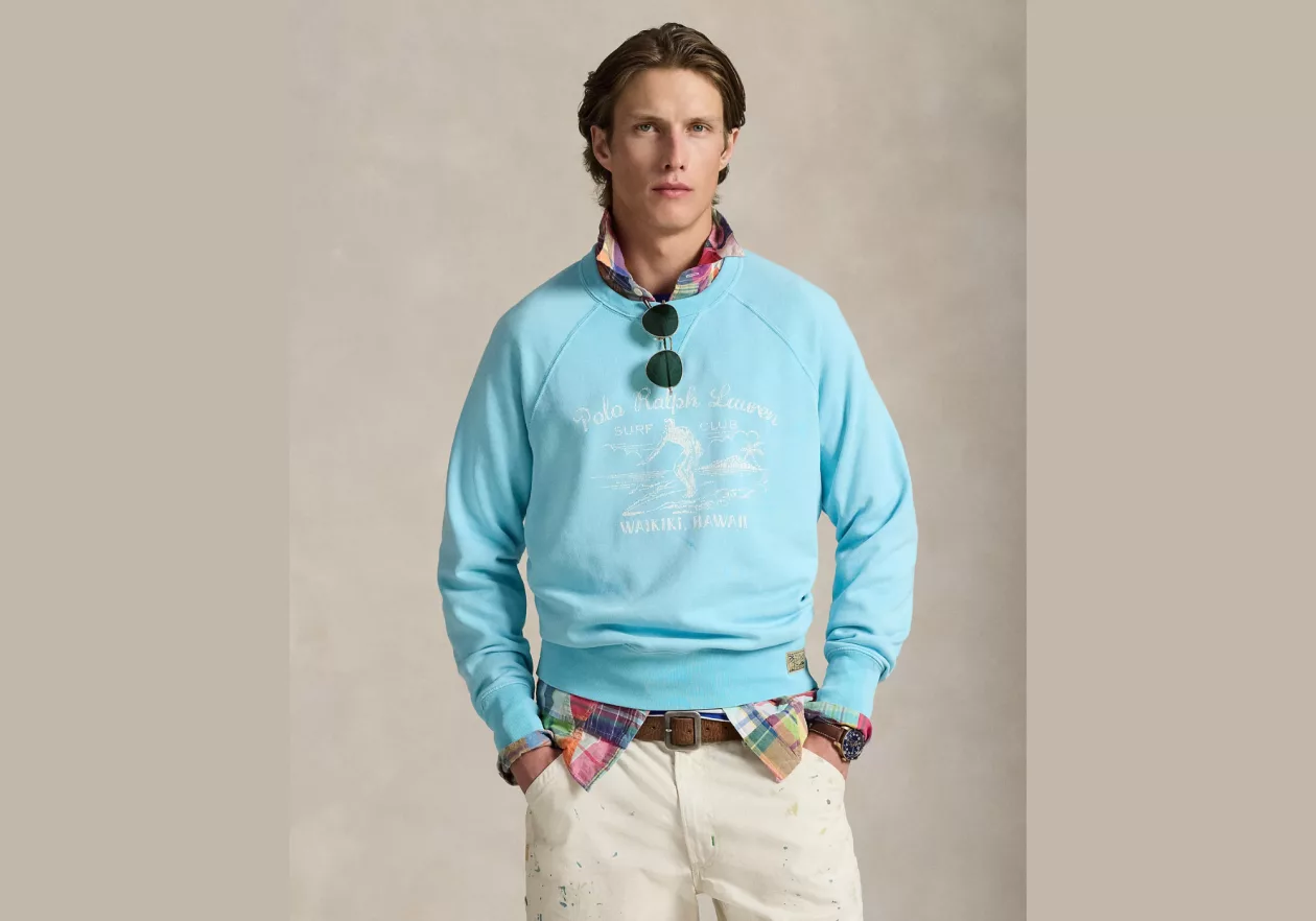 Vintage Fit Fleece Graphic Sweatshirt 01