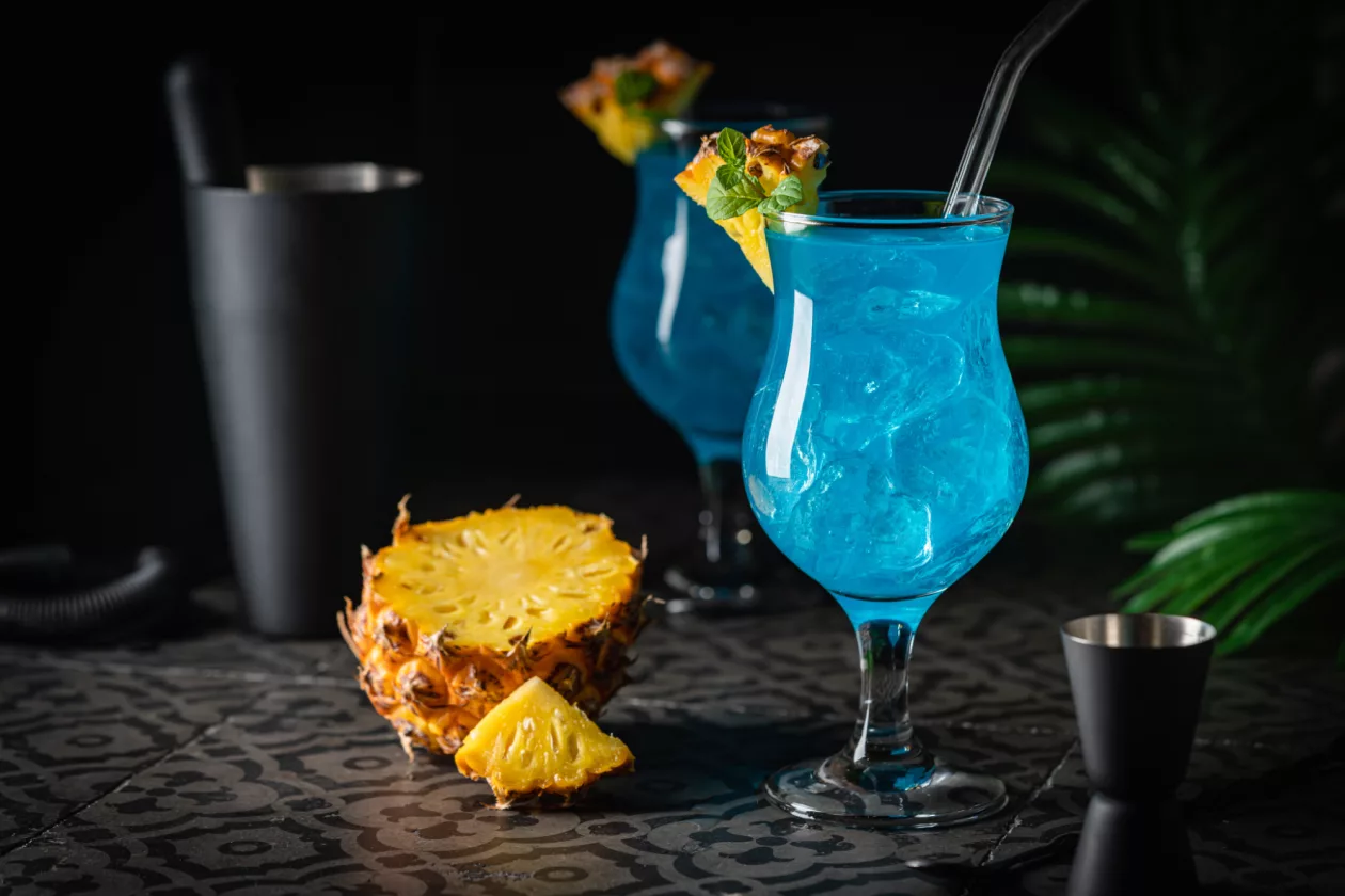 7 seas light signature cocktail suggestions tropical blue hawai