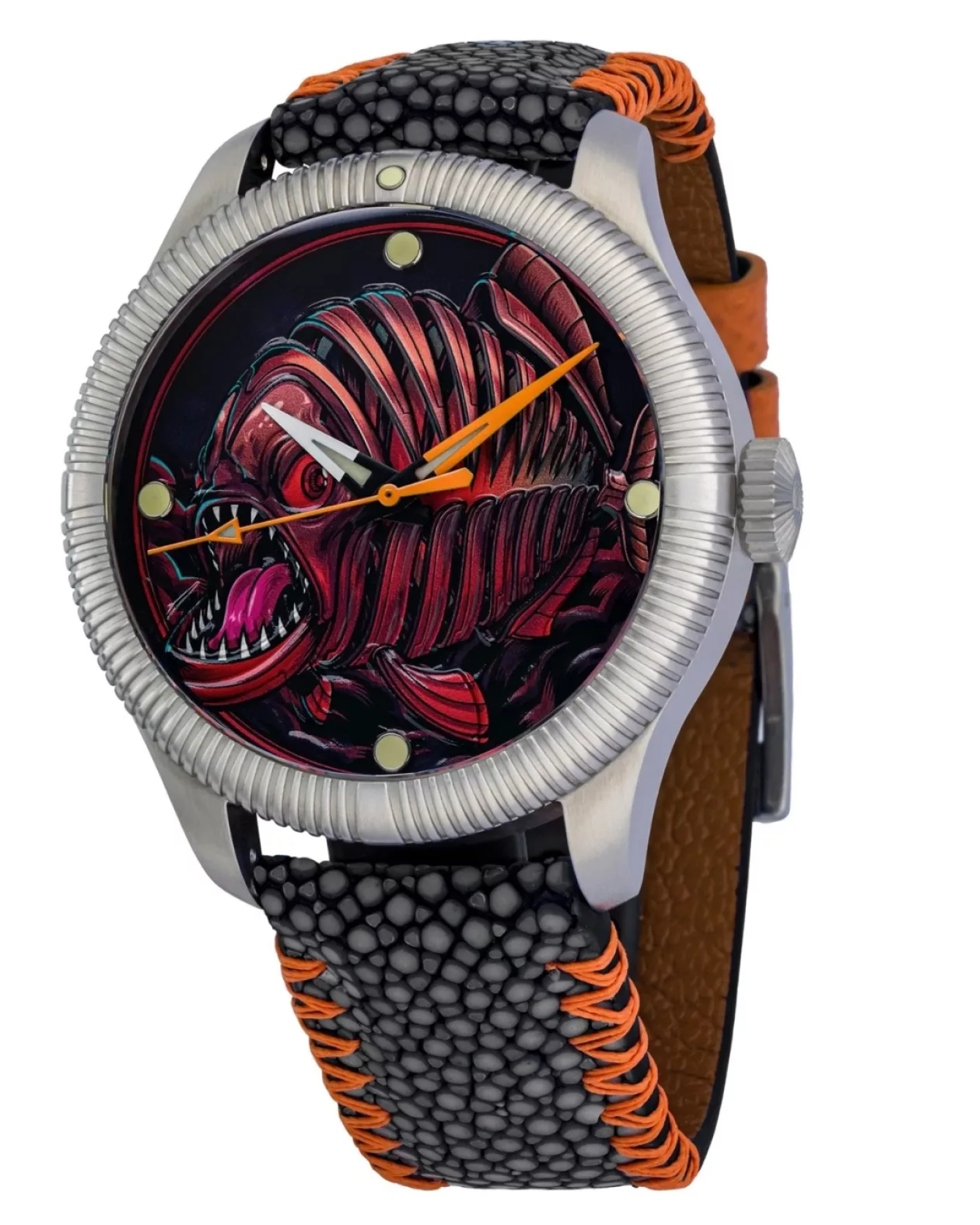 Piranha Ceramic Enamel Dial Limited Edition 001