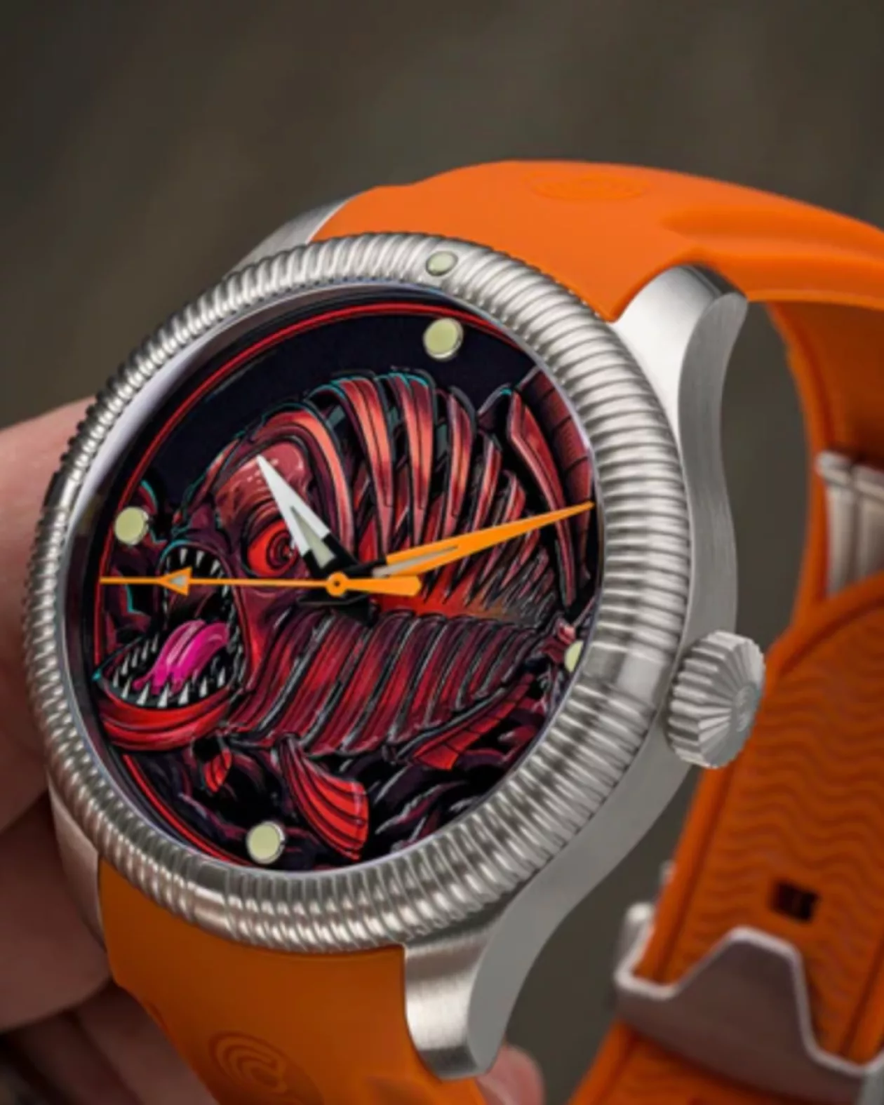 Piranha Ceramic Enamel Dial Limited Edition 002
