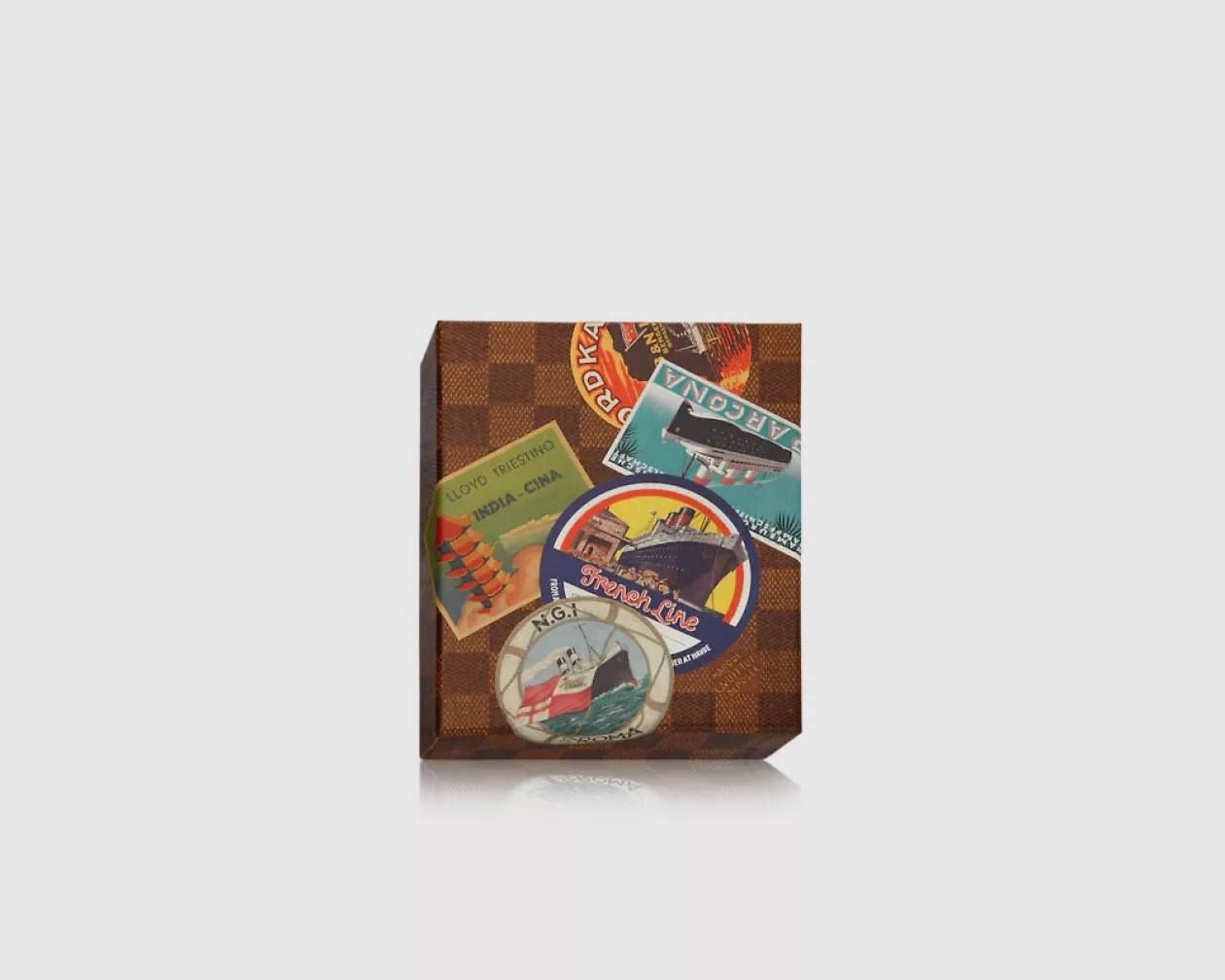 Louisvuitton ocean liners labels box supremarine 1