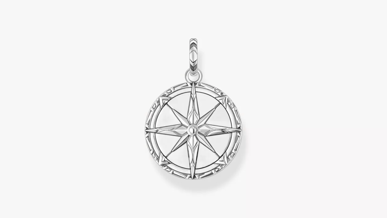 Directional Charm Thomas Sabos Turquoise Compass Pendant 002