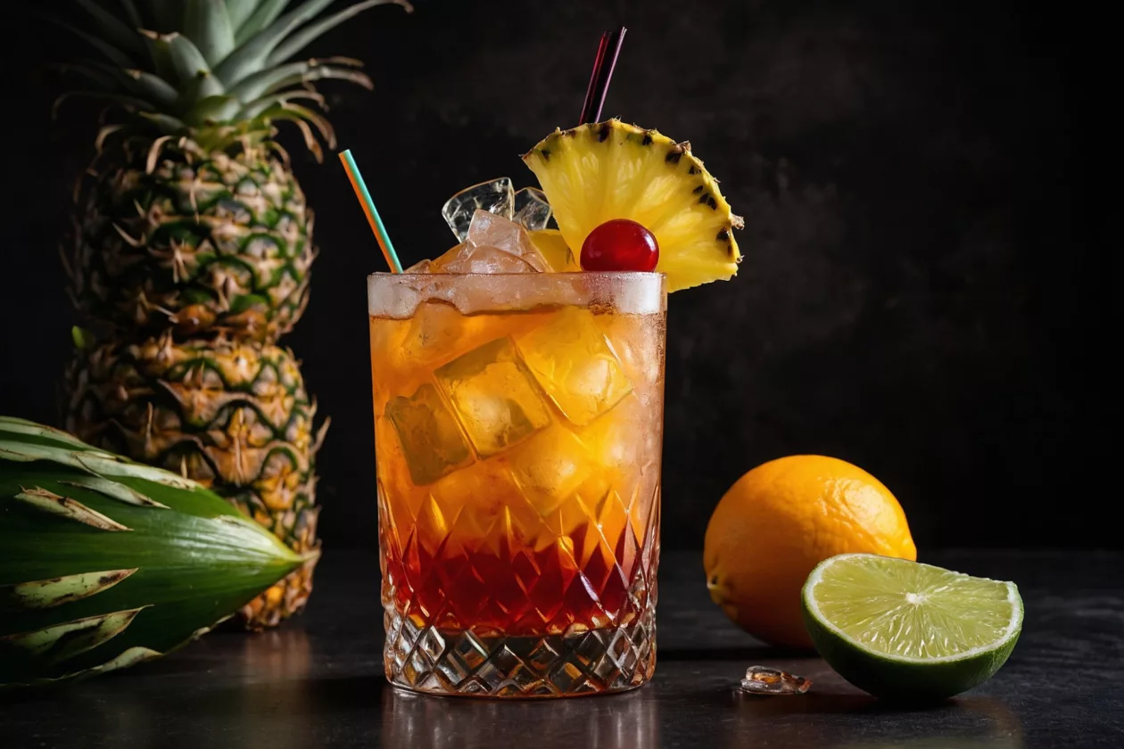 Mai tai recipe serving suggestions