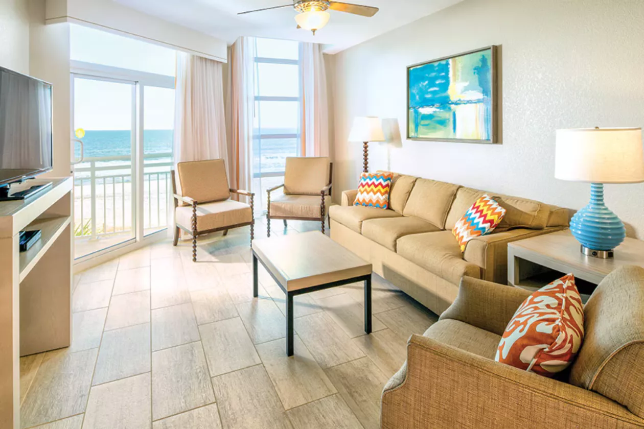 Club wyndham ocean boulevard room setup