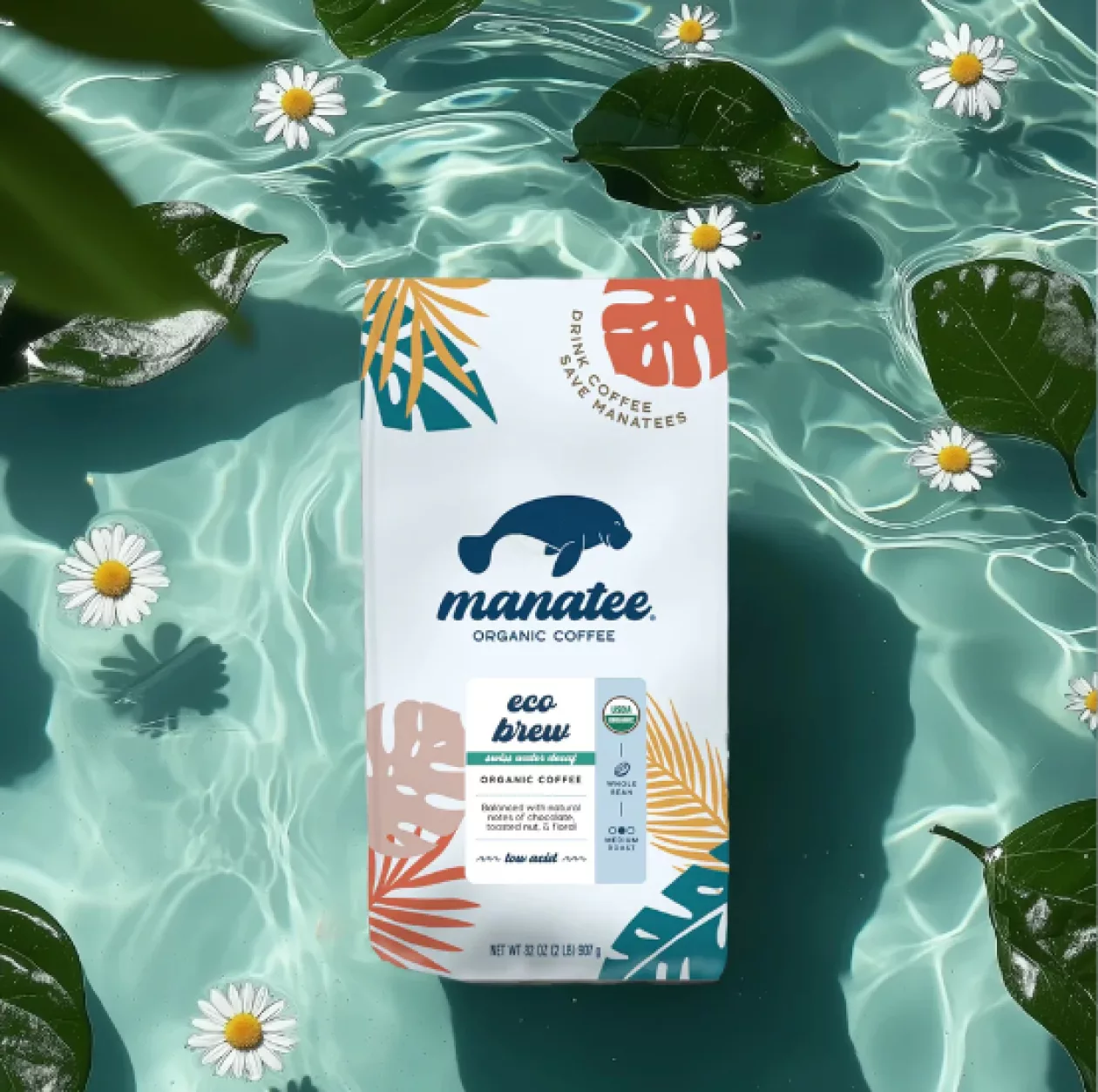 Eco Brew Swiss Water Decaf Coastal Calm in Every Cup 01