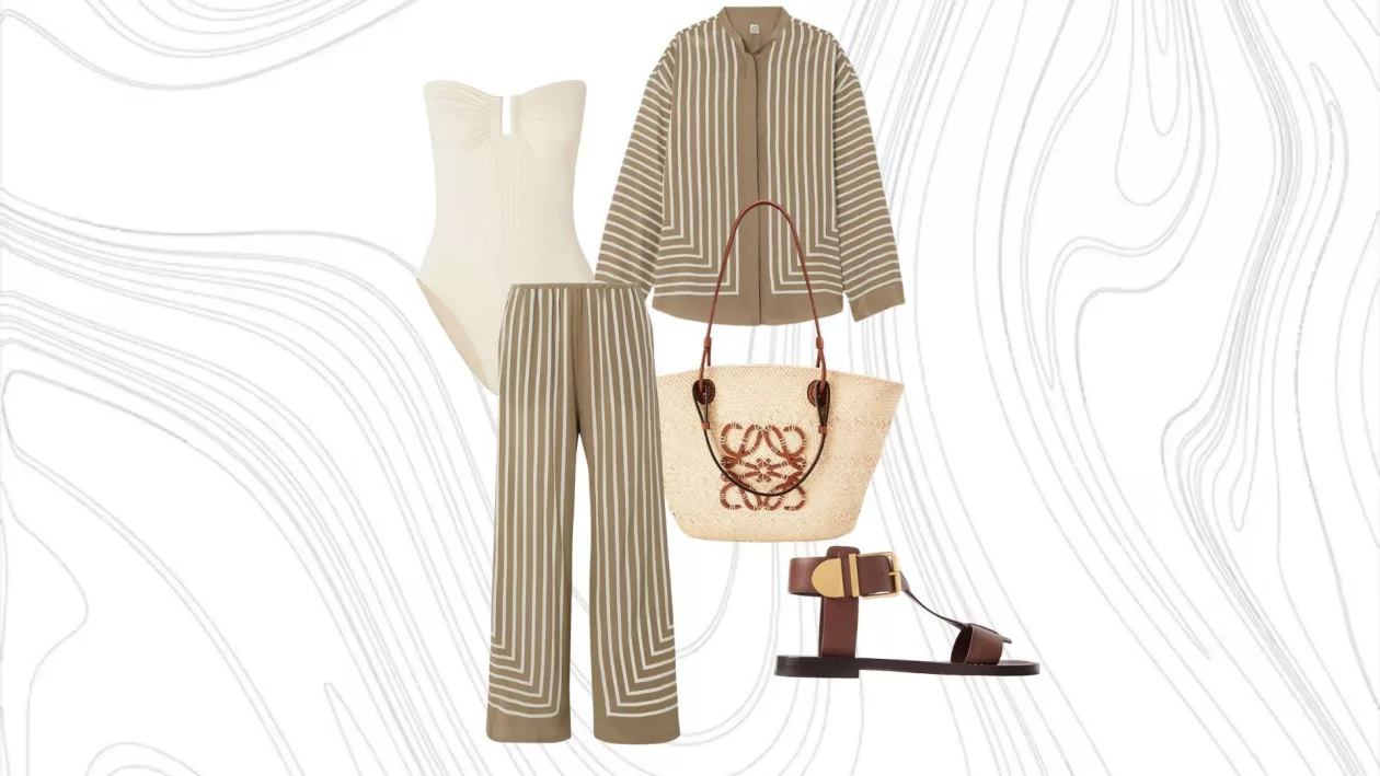 Seaside Minimalism A Coastal Capsule of Stripes Neutrals
