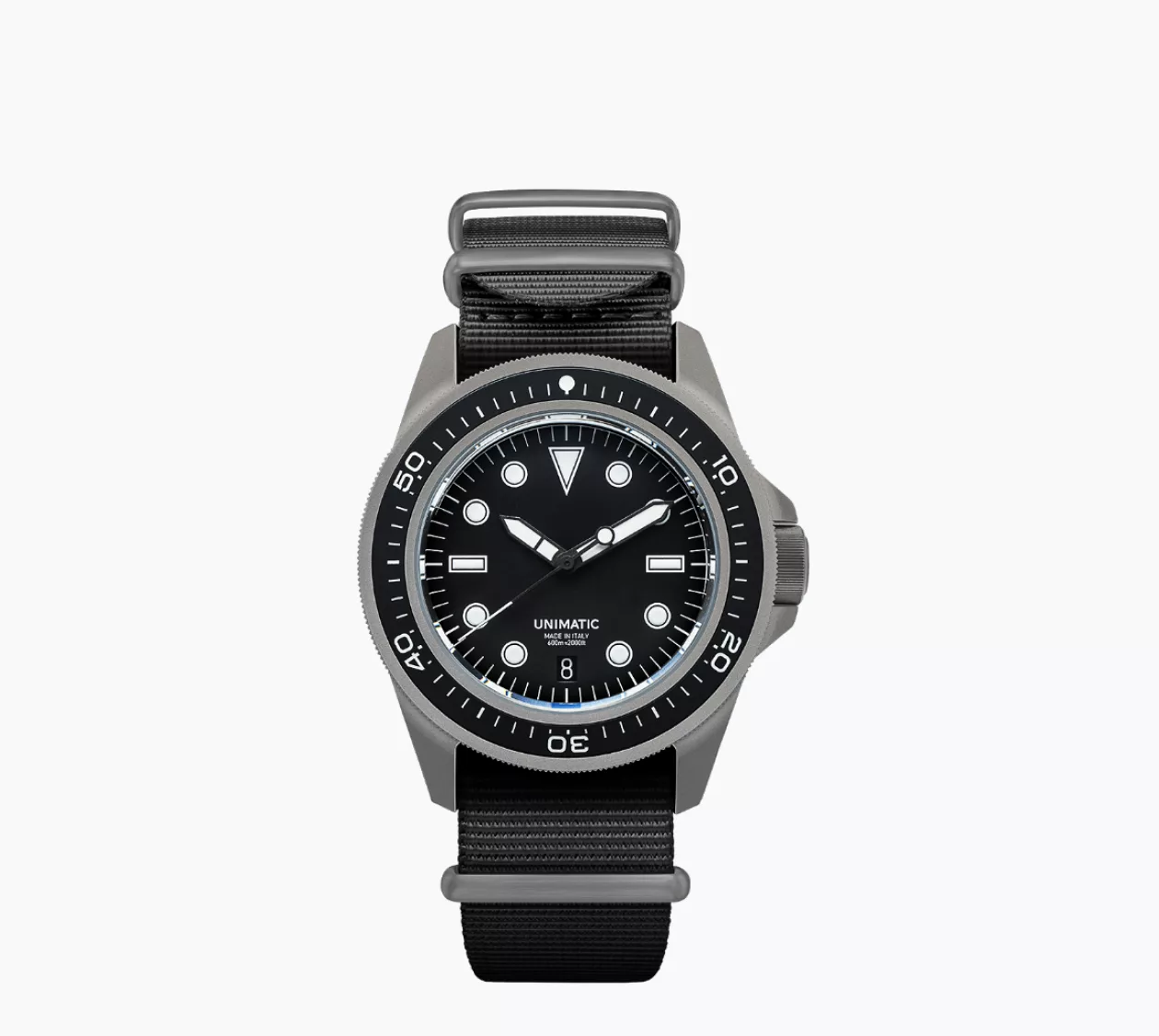 Unimatic Pro Diver U1 S T PD6 B Titanium Depth Meets Refined Design 02