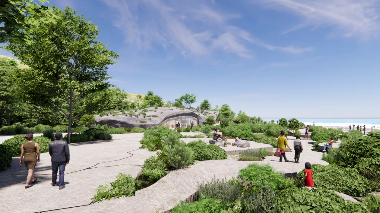 Nature Rocks MVRDVs Rock Inspired Pathways and Pavilion on Taiwans Coast 02