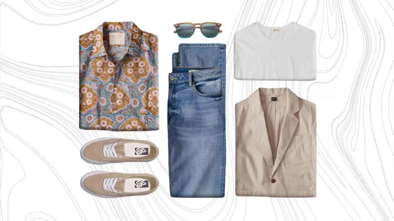 Seaside Smart Casual Relaxed Layers with Coastal Ease