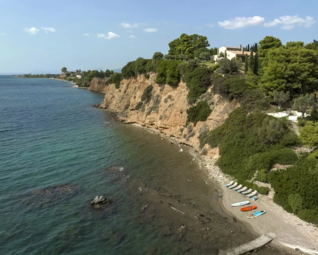 Villa Arocaria A Waterfront Estate on Evia 01