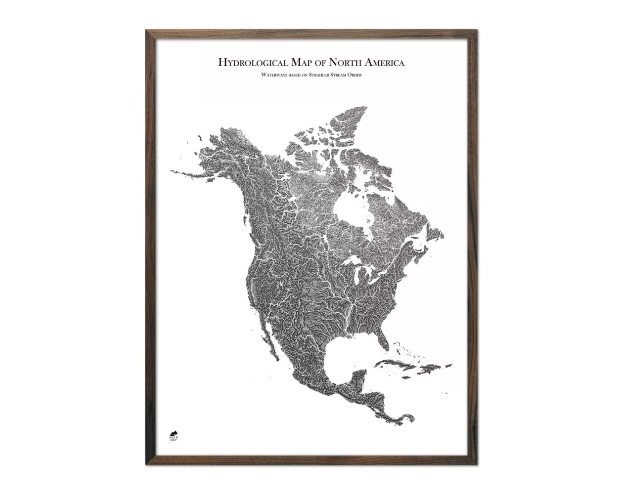 Hydrological Map of North America Muir Way 02