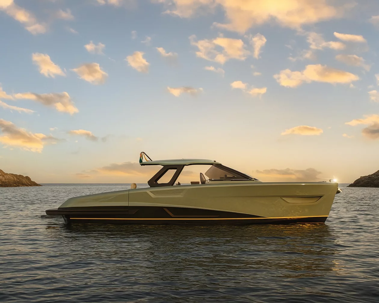 Astor 58 Italian Walkaround Yacht with Open Deck Design 01