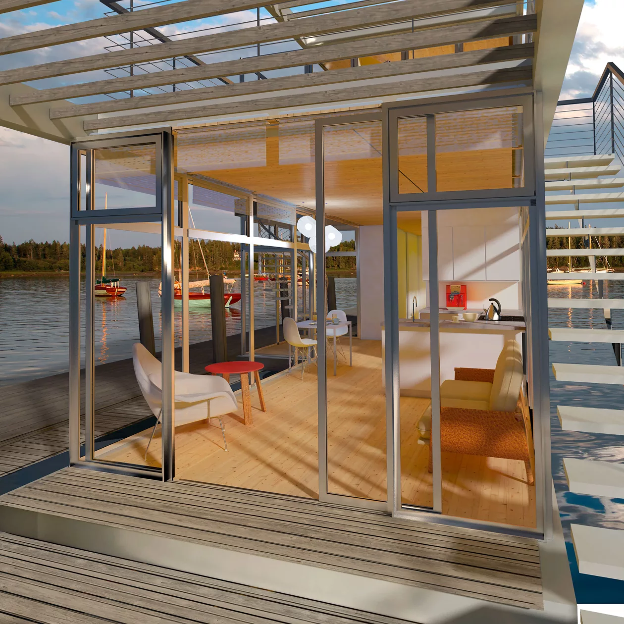 Innovative Waterfront Living with Immerst by Stephens Waring Design 04