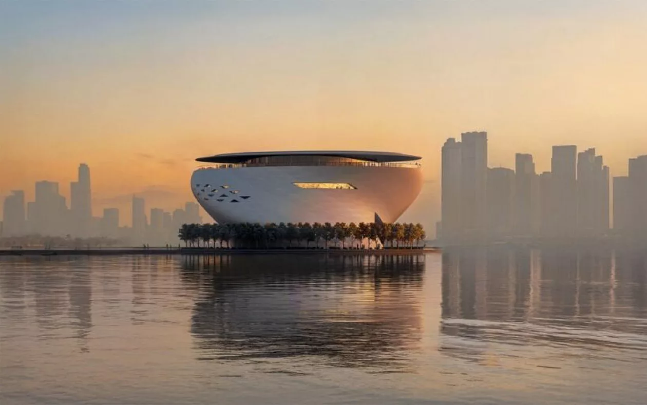 Floating Minimalism Tadao Andos Monolithic Museum Dubai 01