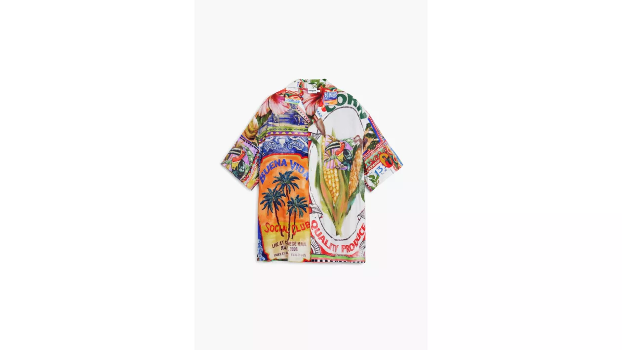Mens Tropical Postcards by Desigual 02