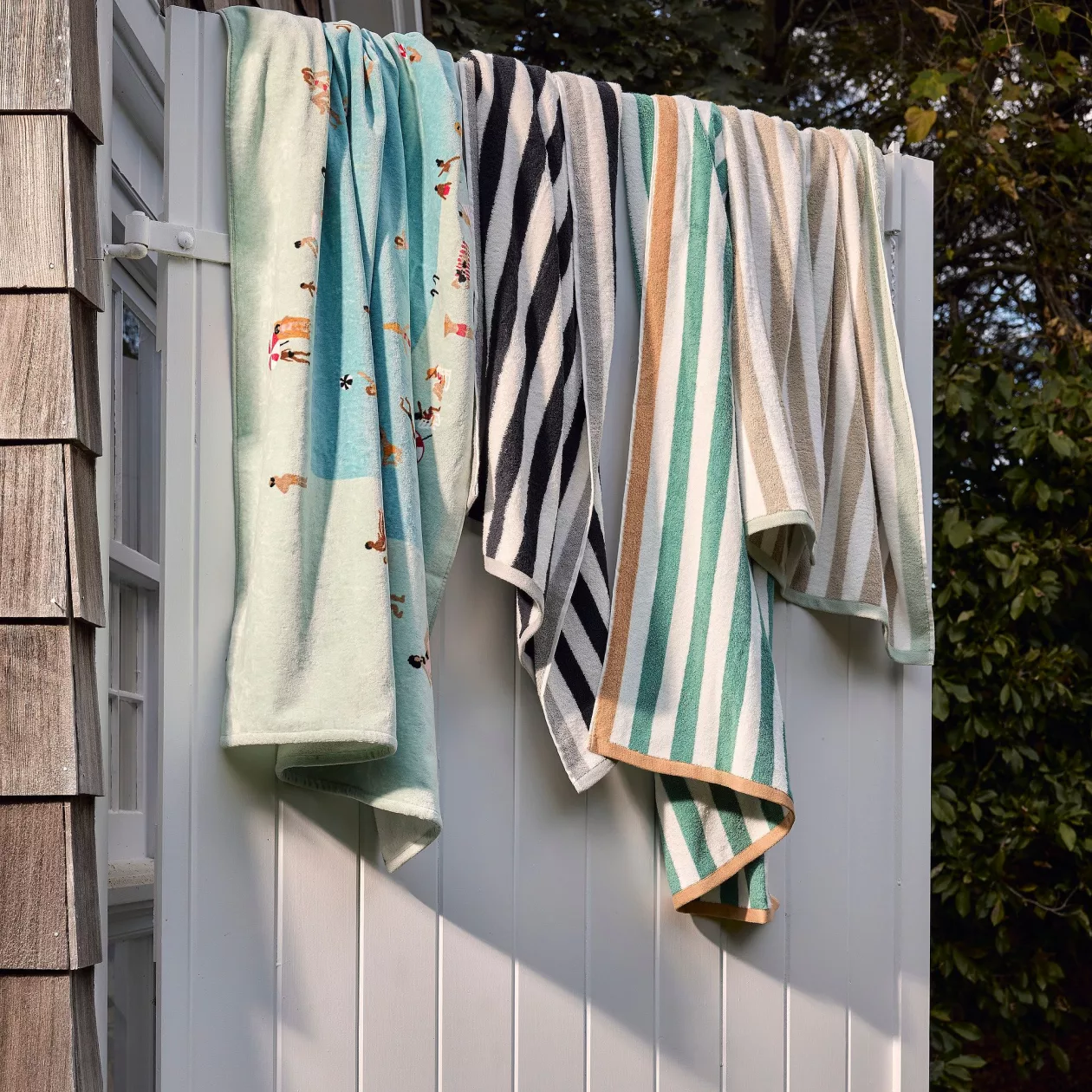 The Pool Scene Beach Towel Modern Art Meets Plush Absorbency 03