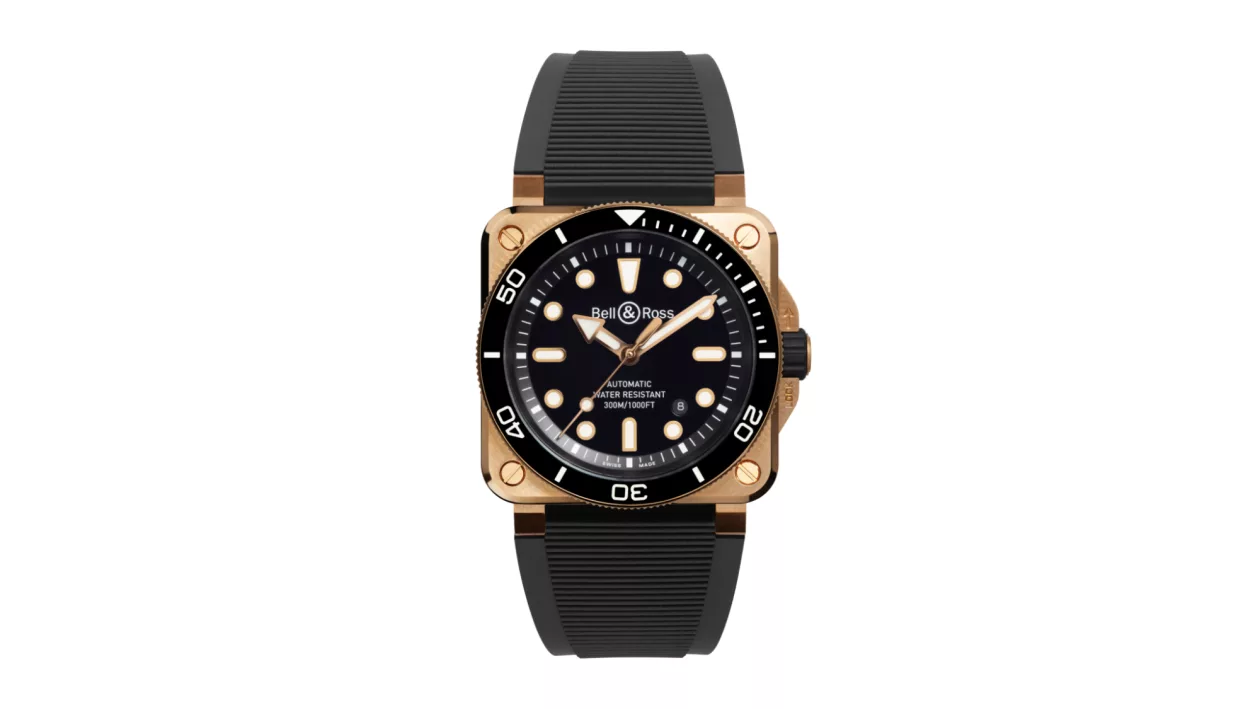 1 BELL ROSS BR 03 DIVER BLACK BRONZE