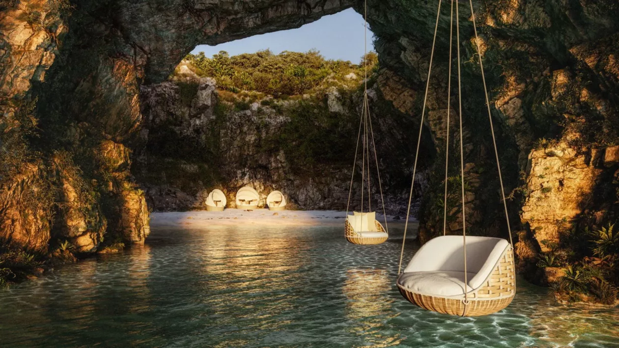 1 Dedon Swingrest Outdoor Lounge Collection