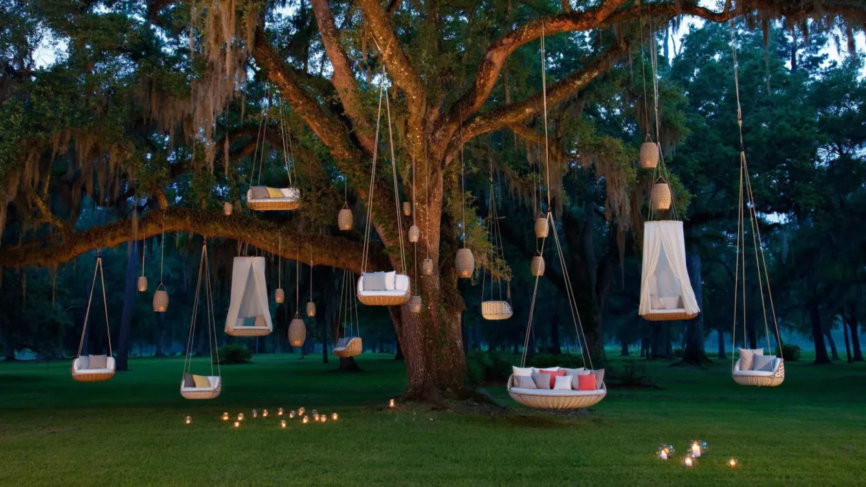 3 Dedon Swingrest Outdoor Lounge Collection