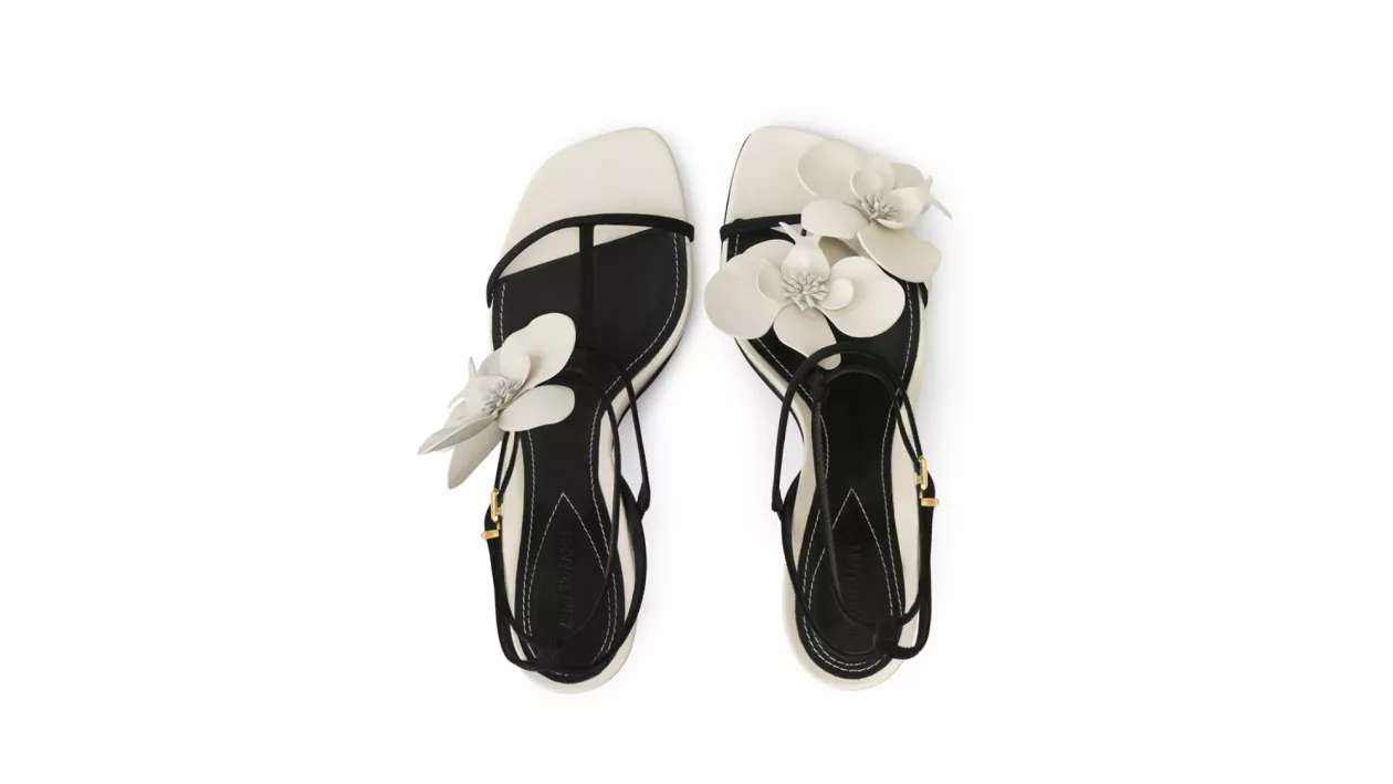2 Zimmermann Orchid Leather Flatform Sandals