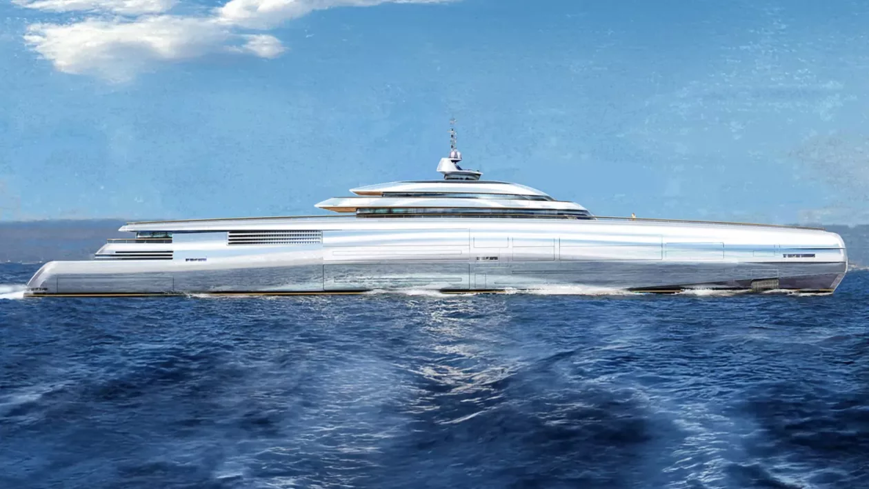 2 The 153m Hybrid Mega Yacht