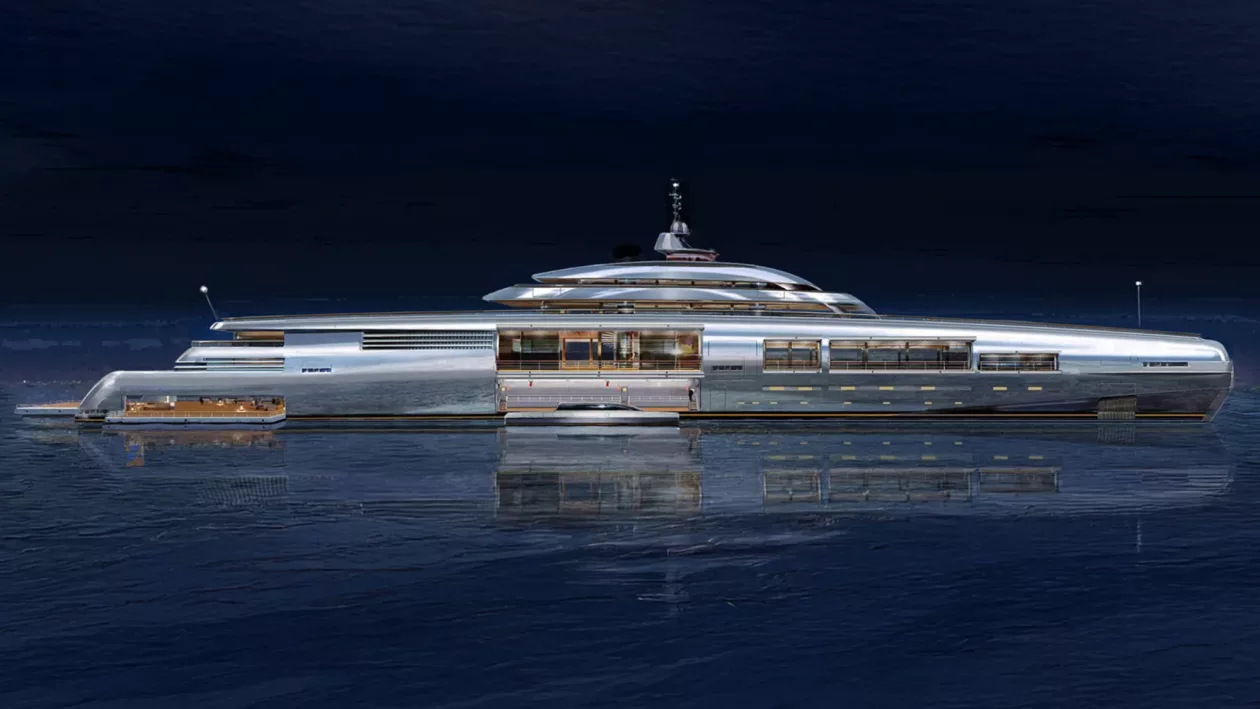 3 The 153m Hybrid Mega Yacht