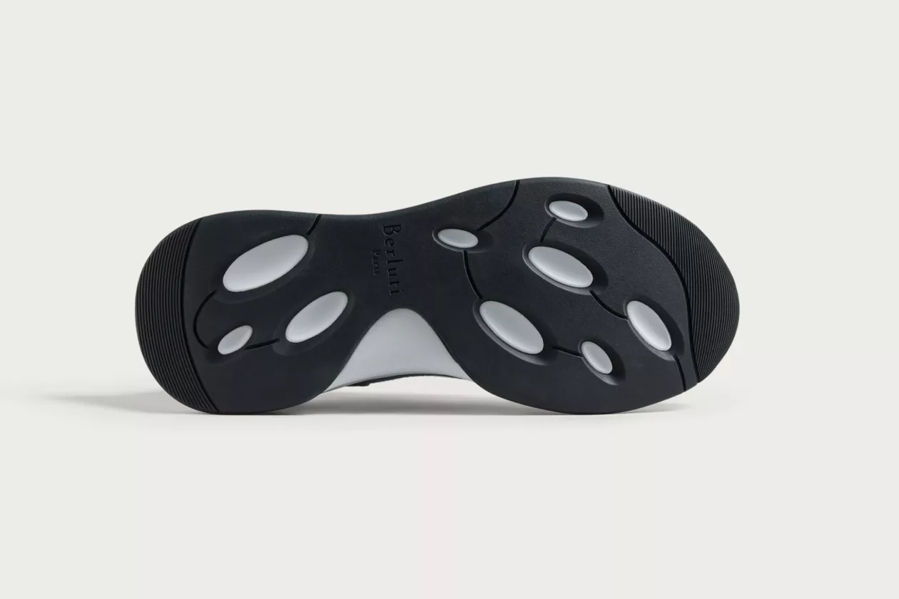 6 Berluti Shadow Sneakers in Deep Sea Green