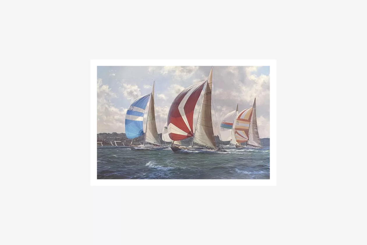 2 Collect a Masterpiece Limited Edition Yachting Prints by Steven Dews