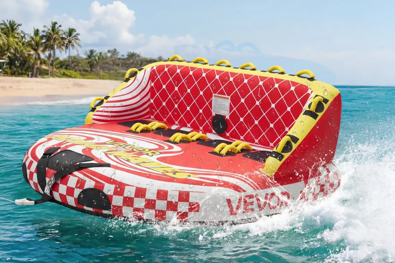 2 VEVOR MEGA VORTEX 4 RIDER TOWABLE THE ULTIMATE FAMILY WATER ADVENTURE
