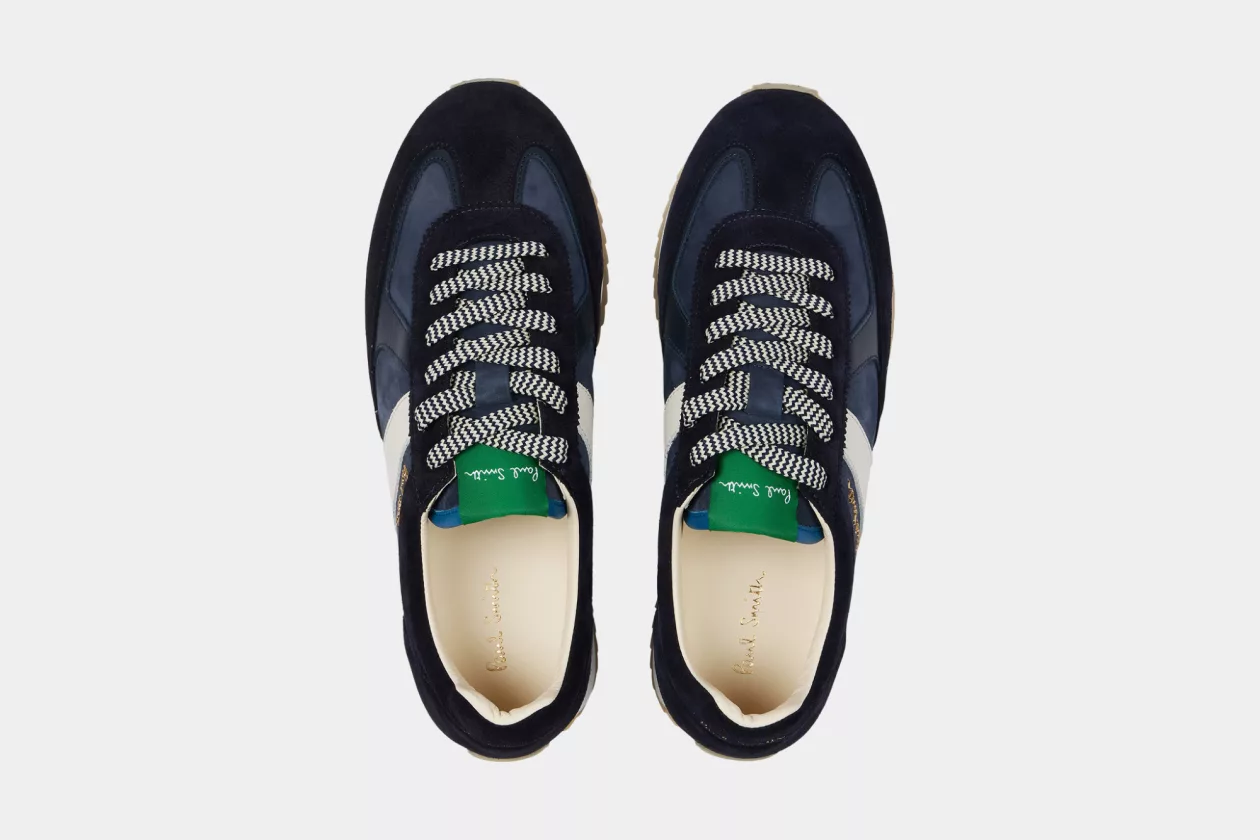 2 Paul Smith Navy Vignola Trainers