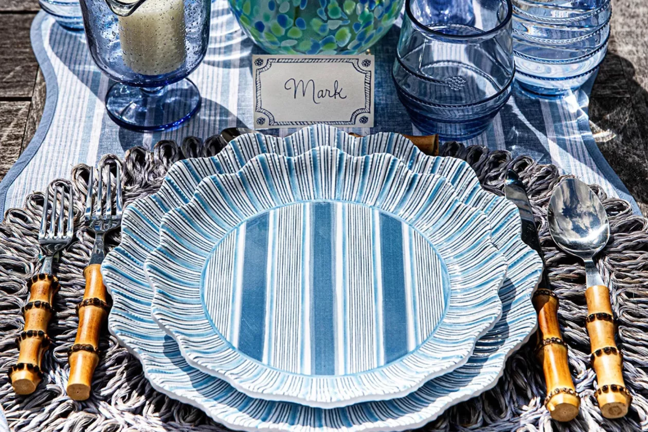 4 Cabana Stripe Melamine