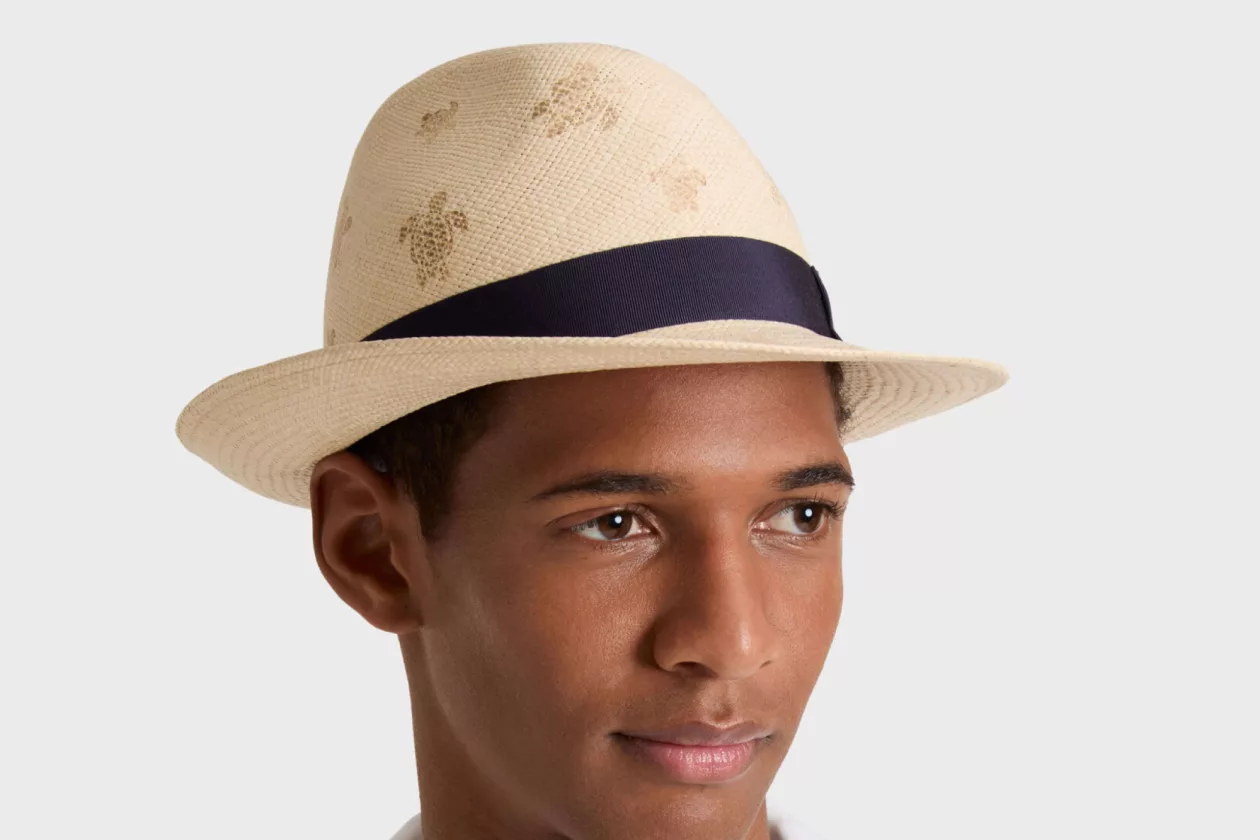 1 Men Straw Hat Vilebrequin x Borsalino