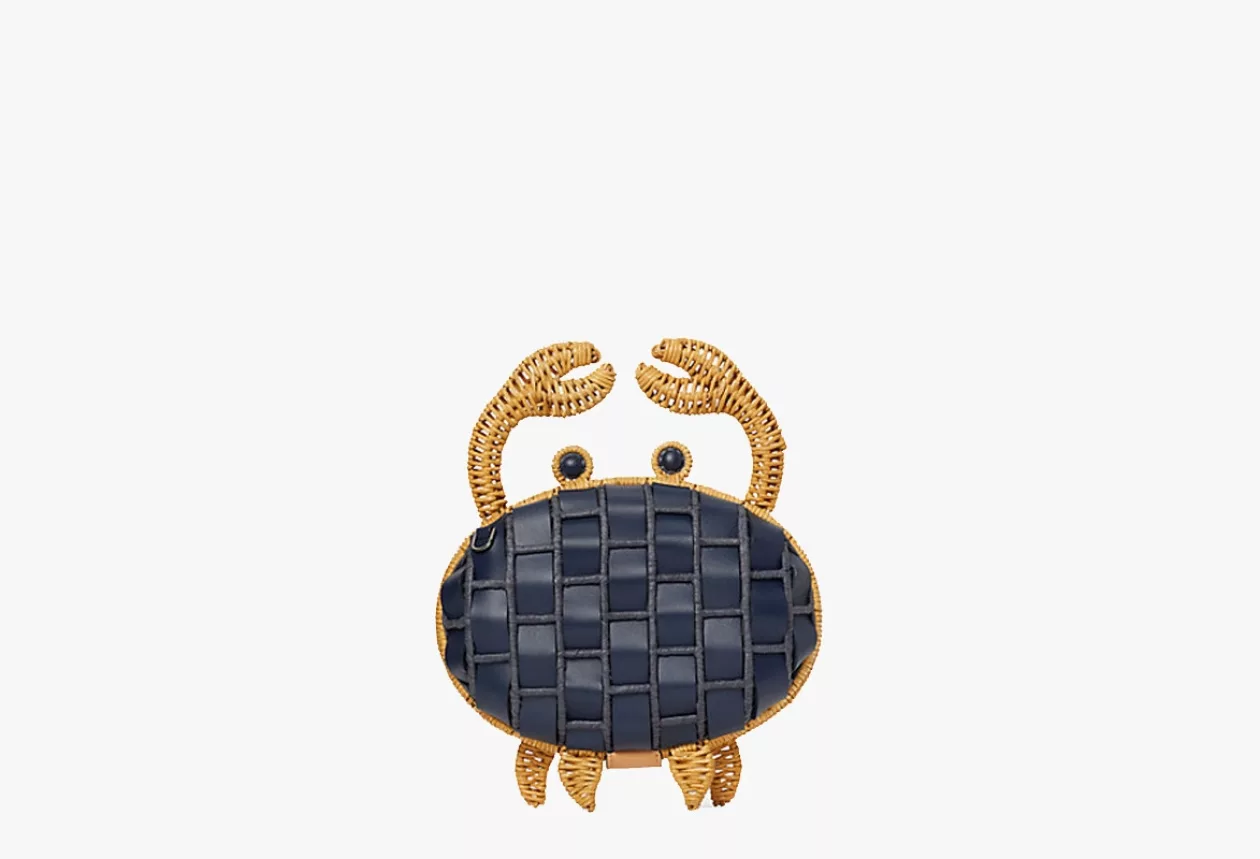 Shelly Wicker Crab Crossbody
