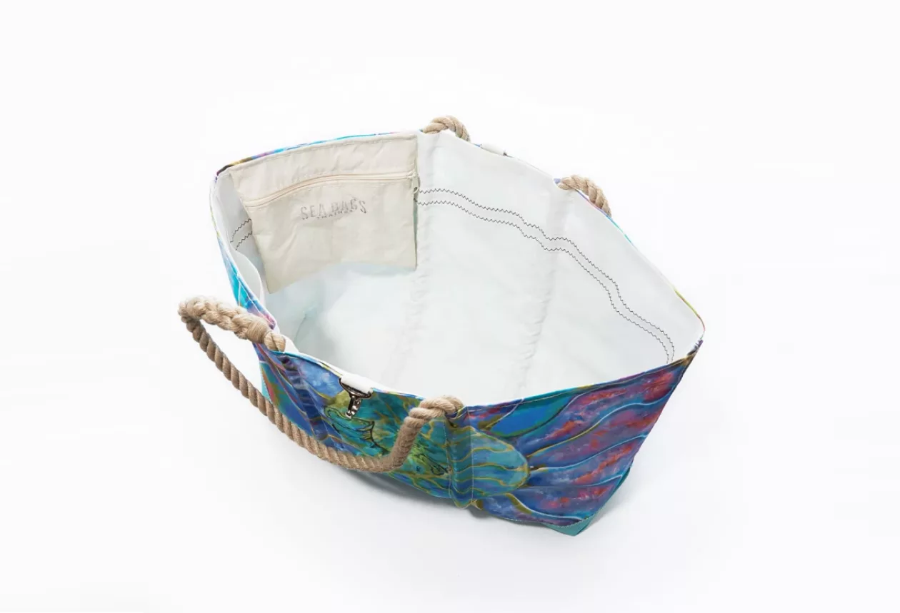 Multicolor Nautilus Ogunquit Beach Tote 4