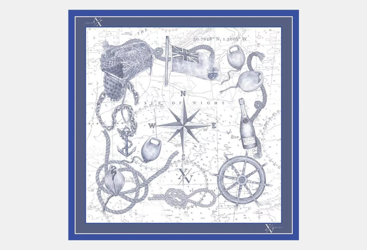 XV Signature Silk Scarf