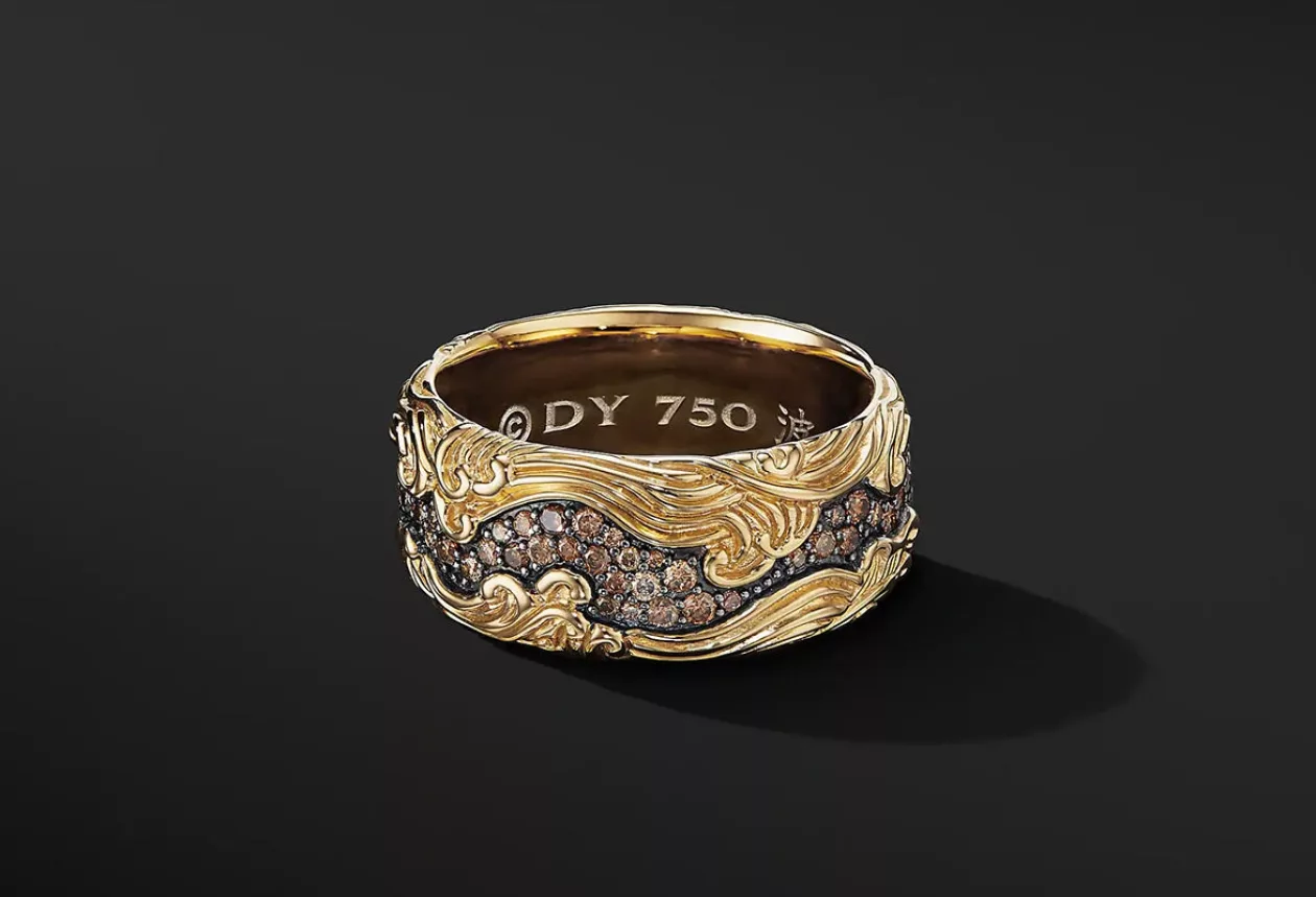Waves Band Ring David Yurman 2