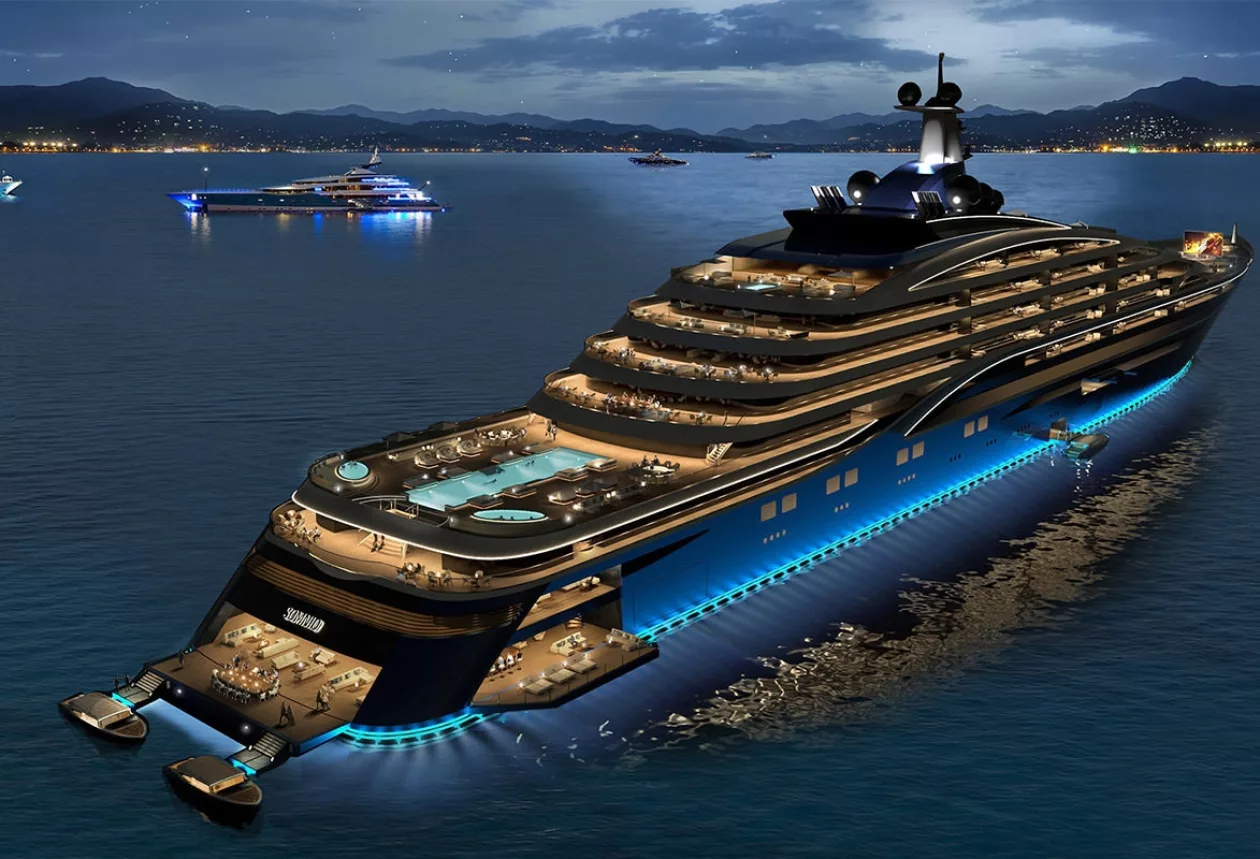 The Epic 728 Foot Superyacht and the Worlds Largest Yacht Liner 1