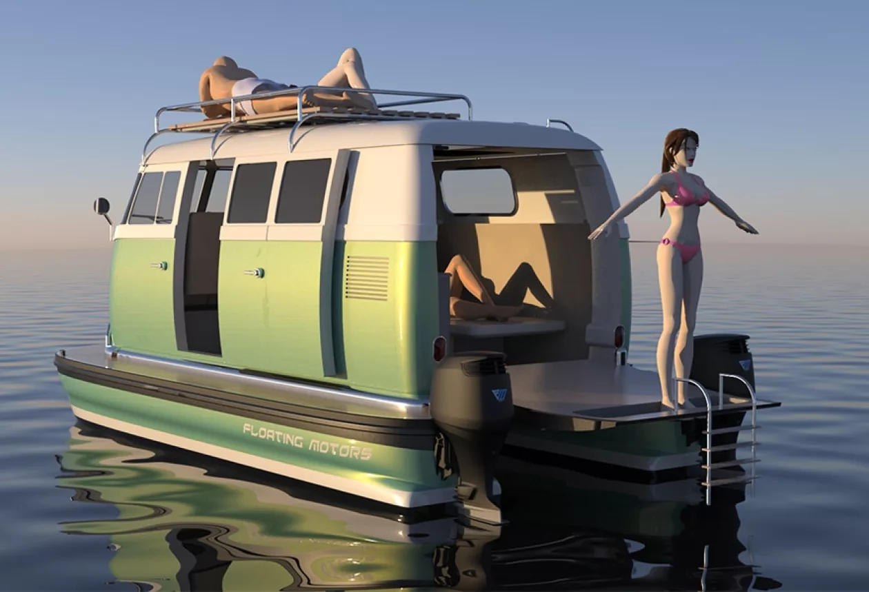 Pierpaolo Lazzarini Floating Iconic Water Cars Concept 6