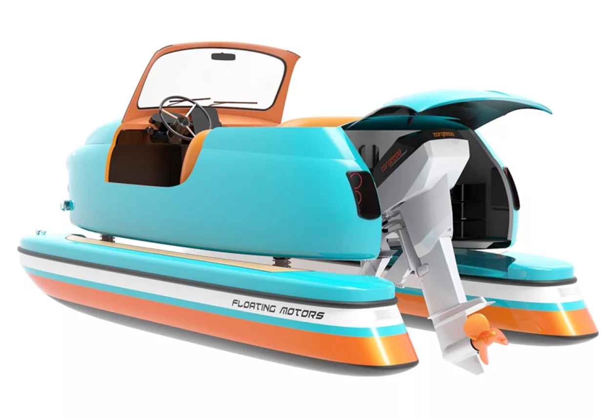 Pierpaolo Lazzarini Floating Iconic Water Cars Concept 8