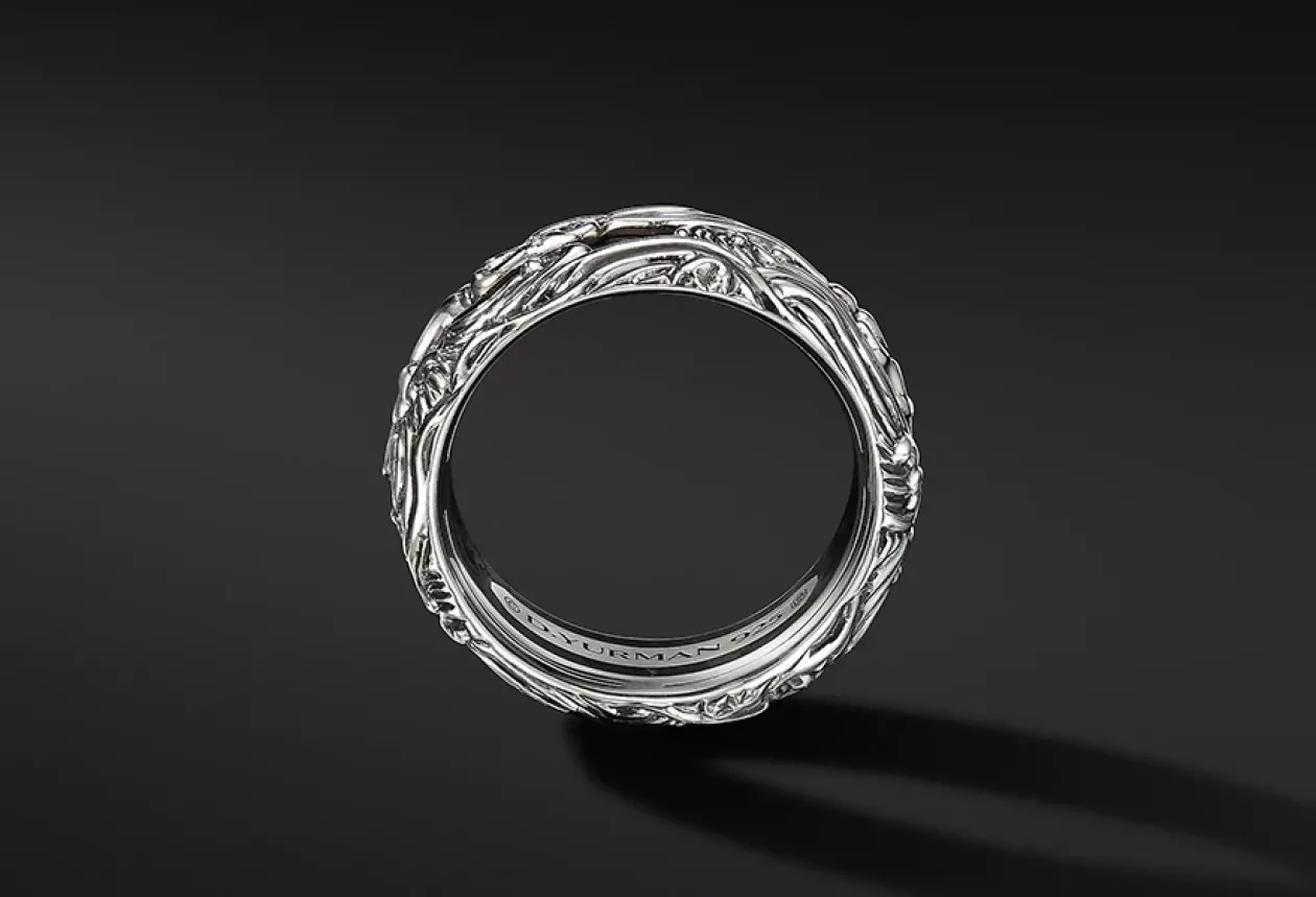 The Forged Carbon Waves Ring 2