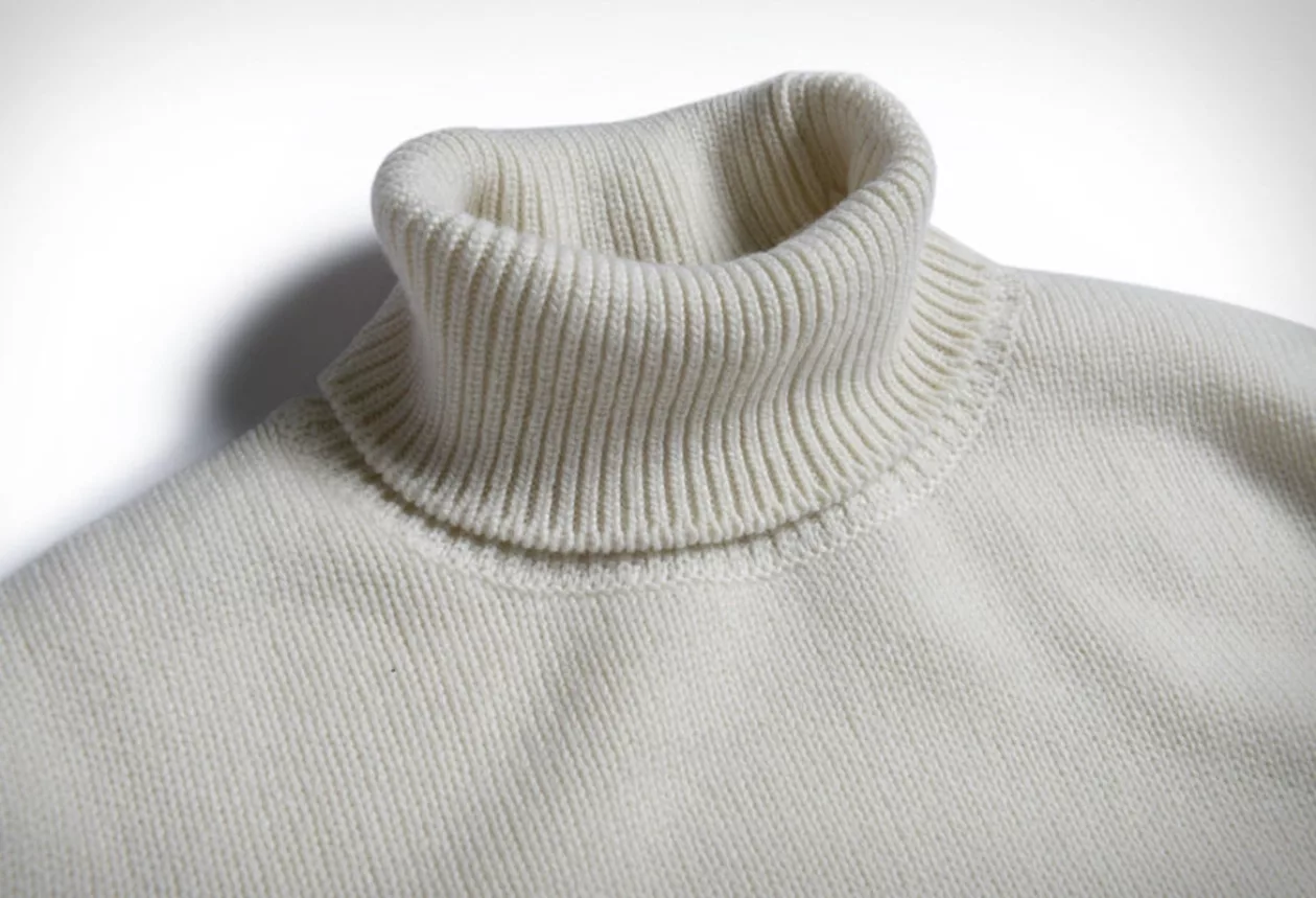 Private White V C Submariner Roll Neck Sweater 3